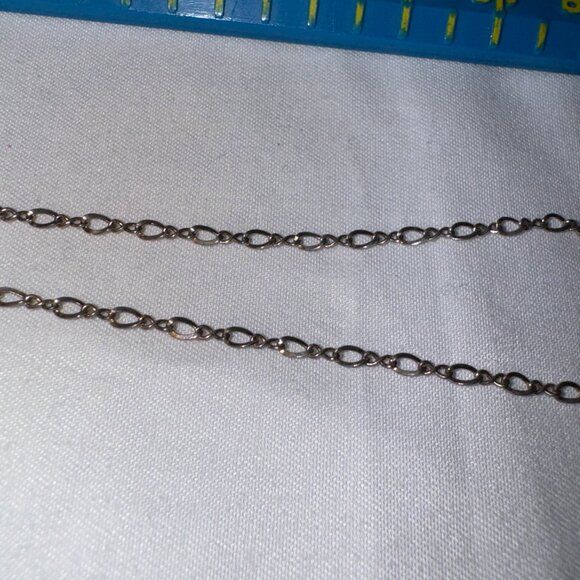 8" Long Sterling Silver Figure 8 Bracelet - Picture 6 of 12